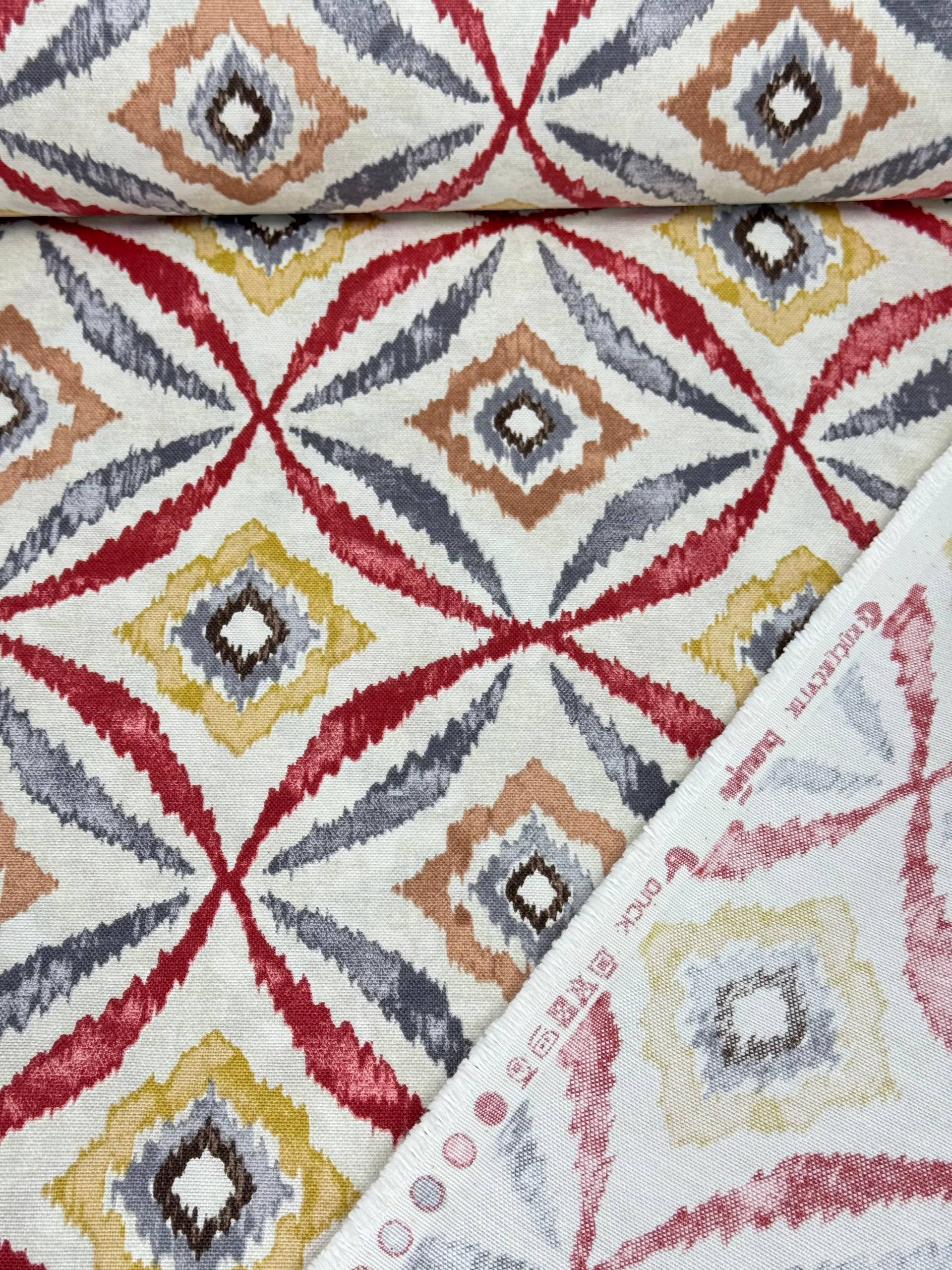 Black Checkered Duck Fabric - Duck Cloth