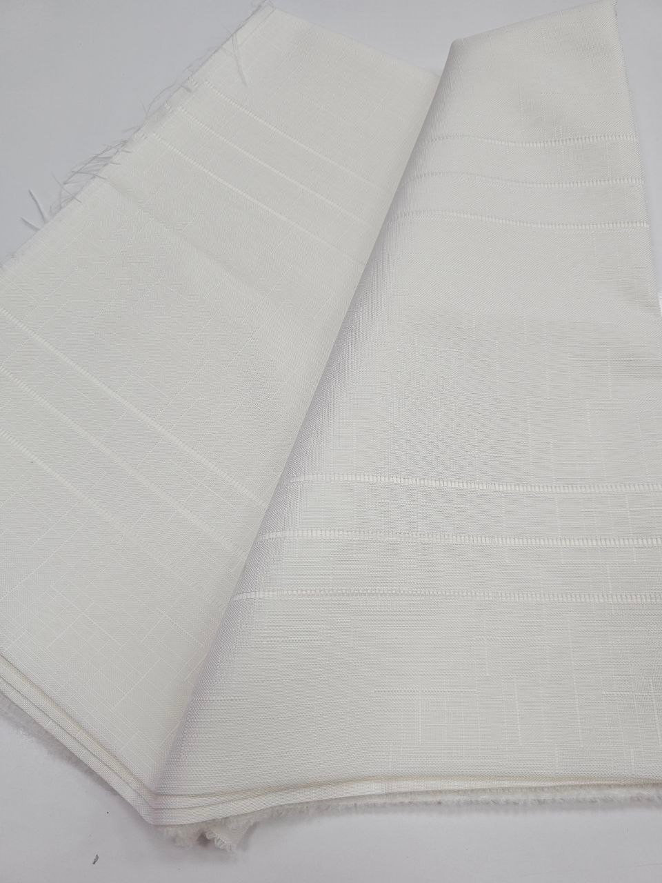 Ecru Openwork Swedish Linen Fabric