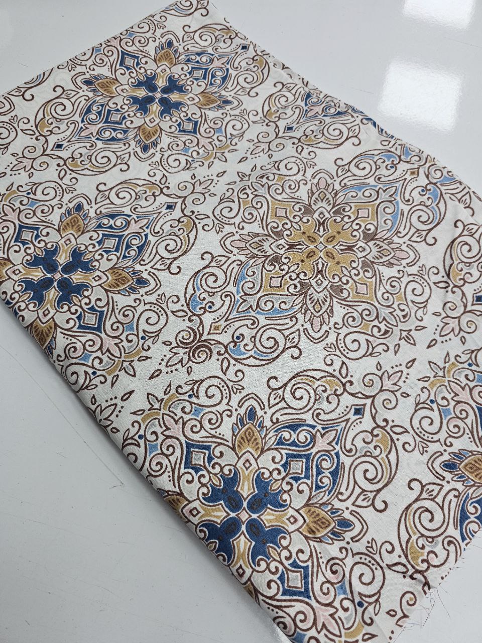 Desenli Nevresimlik Poplin Kumaş