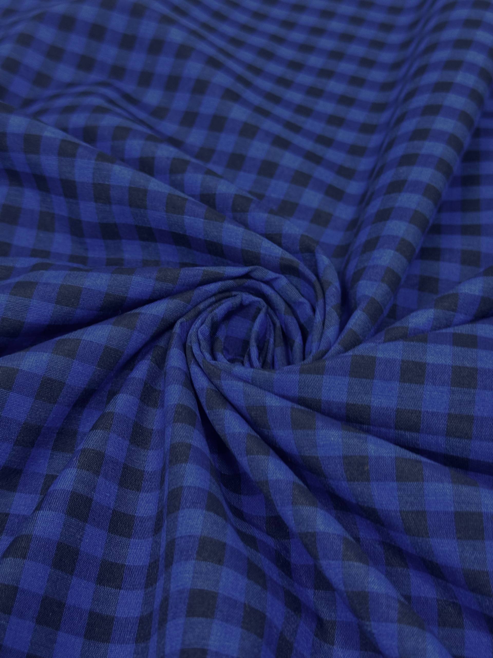 Cherry Maroon Gingham Zephyr Fabric