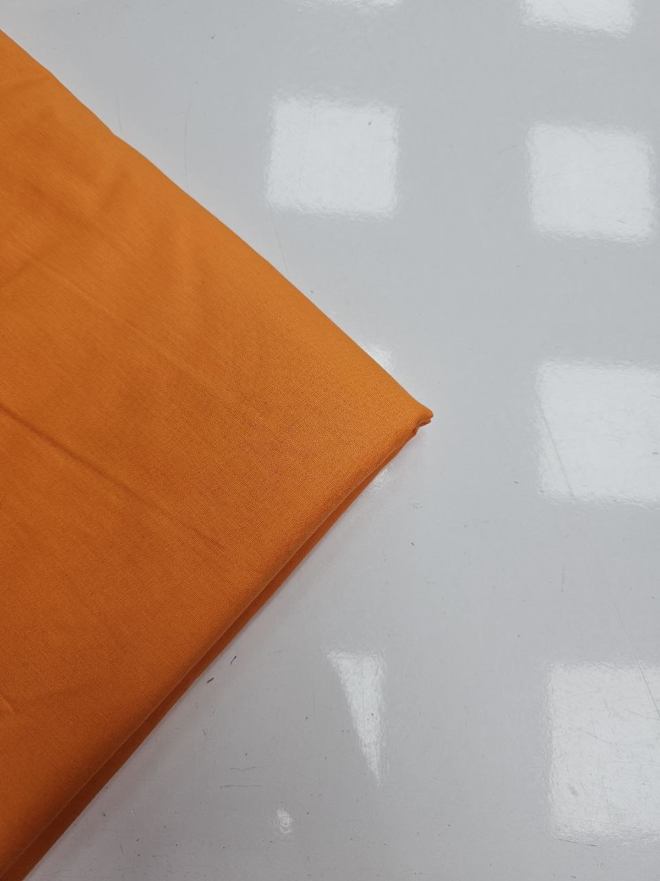 Turuncu Renk Nevresimlik Poplin Kumaş