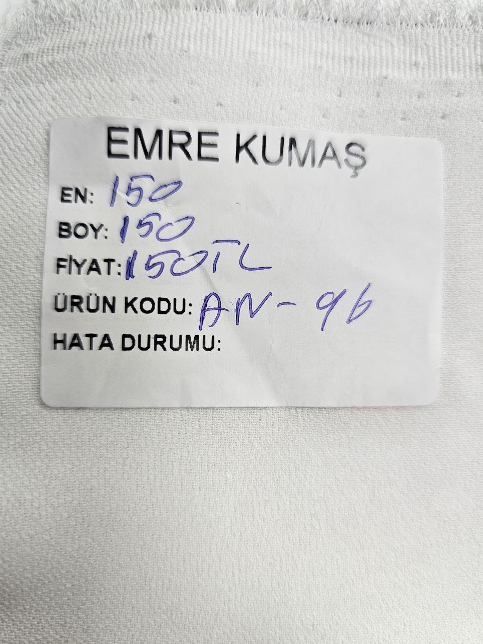 Beyaz Renk Giyimlik Krep Kumaş