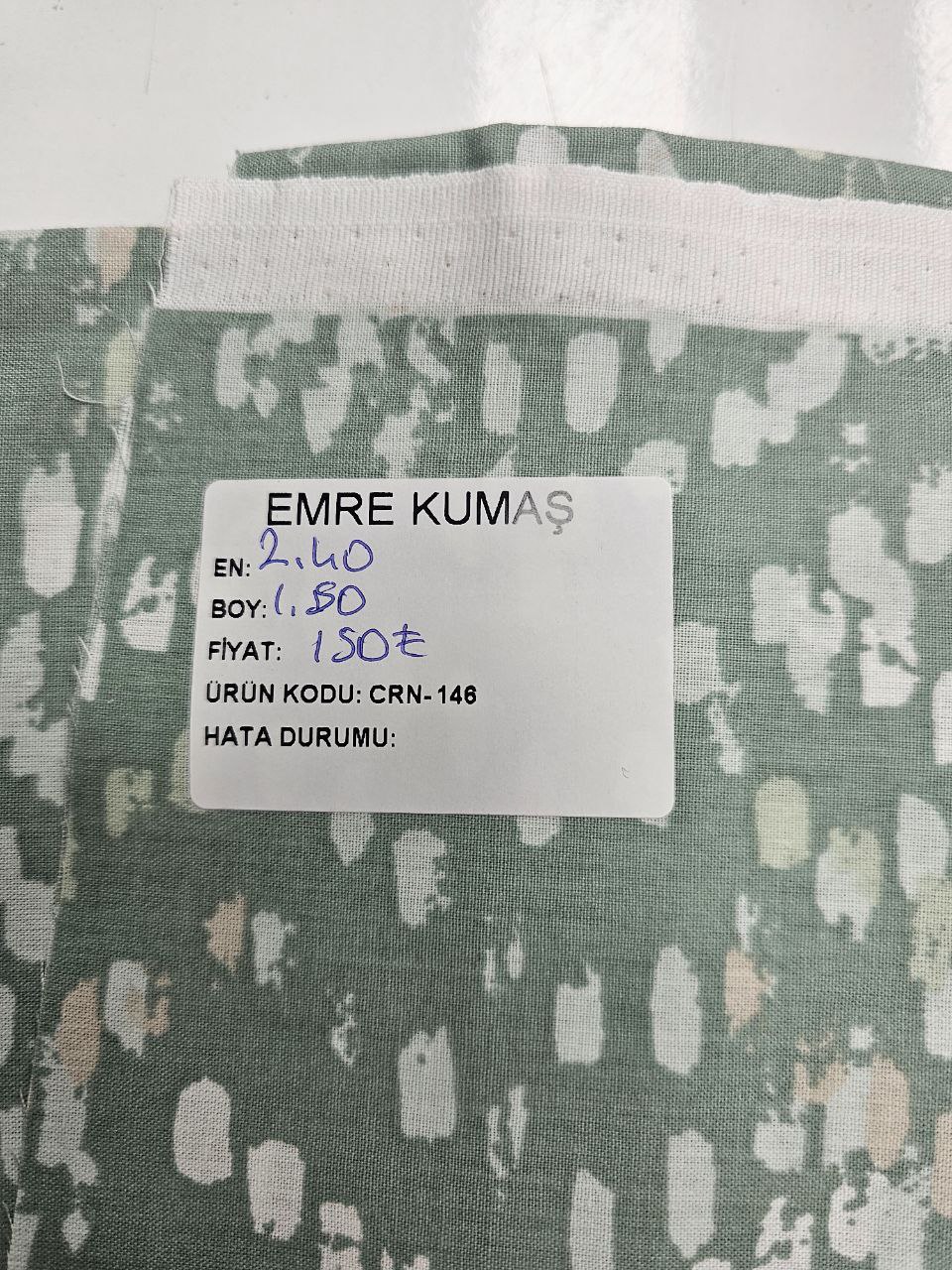 Desenli Nevresimlik Poplin Kumaş