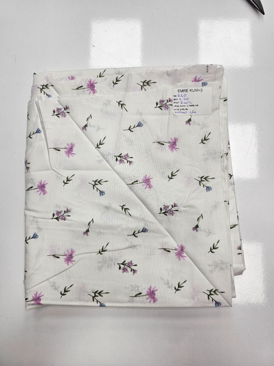 Desenli Nevresimlik Poplin Kumaş