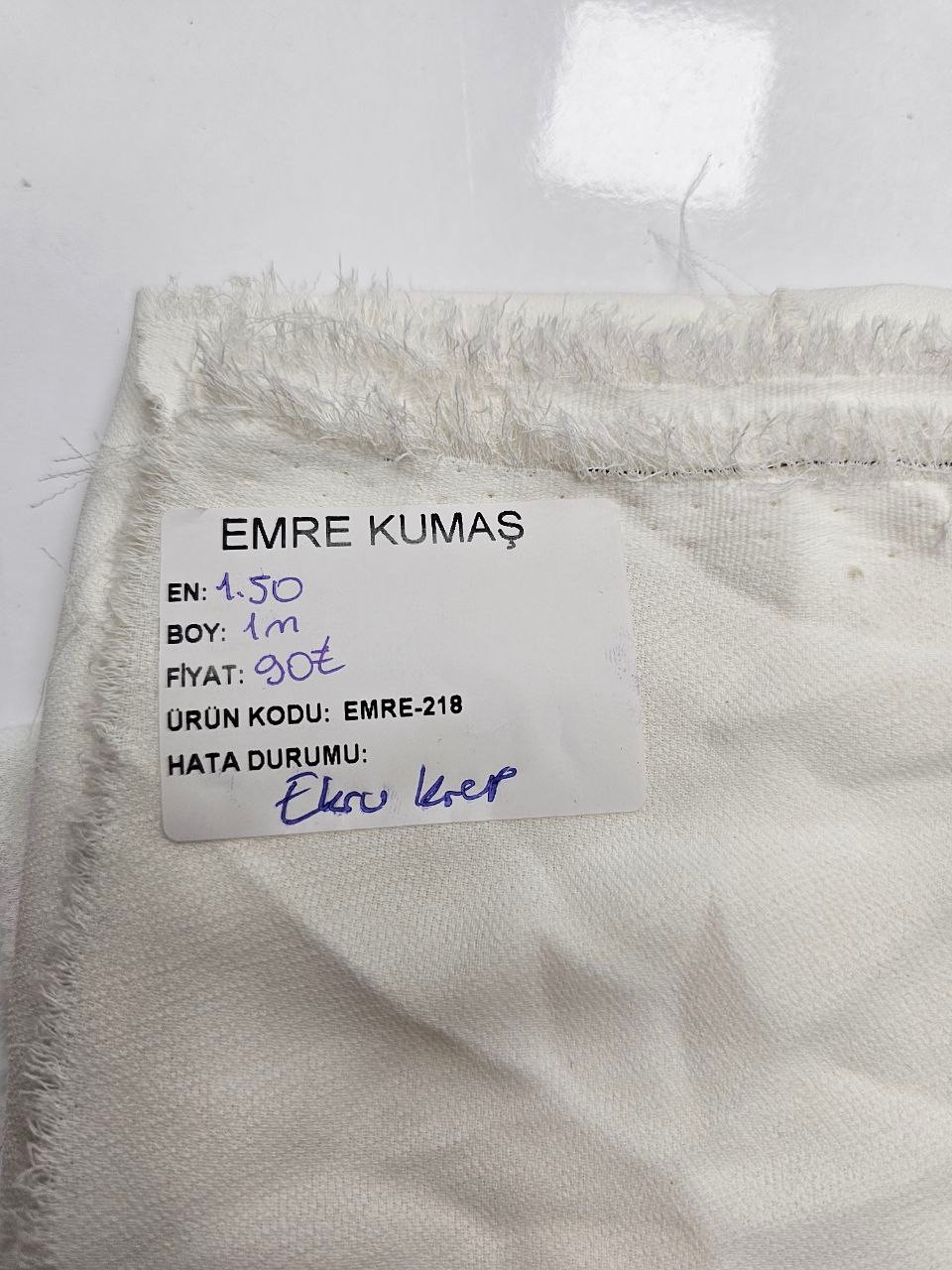 Ecru Color Crepe Fabric for Clothing