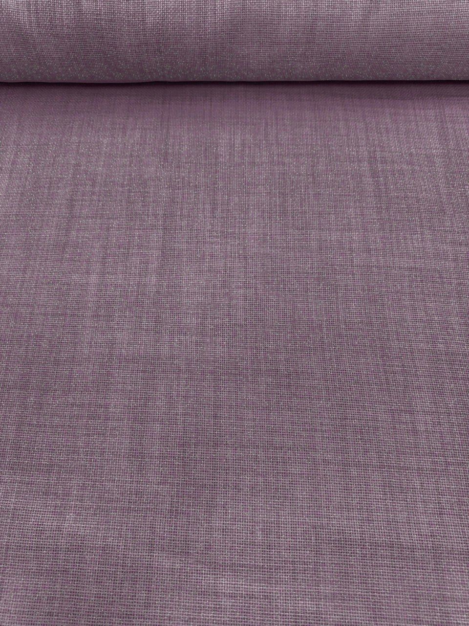 Gül Kurusu Simli Linen Kumaş