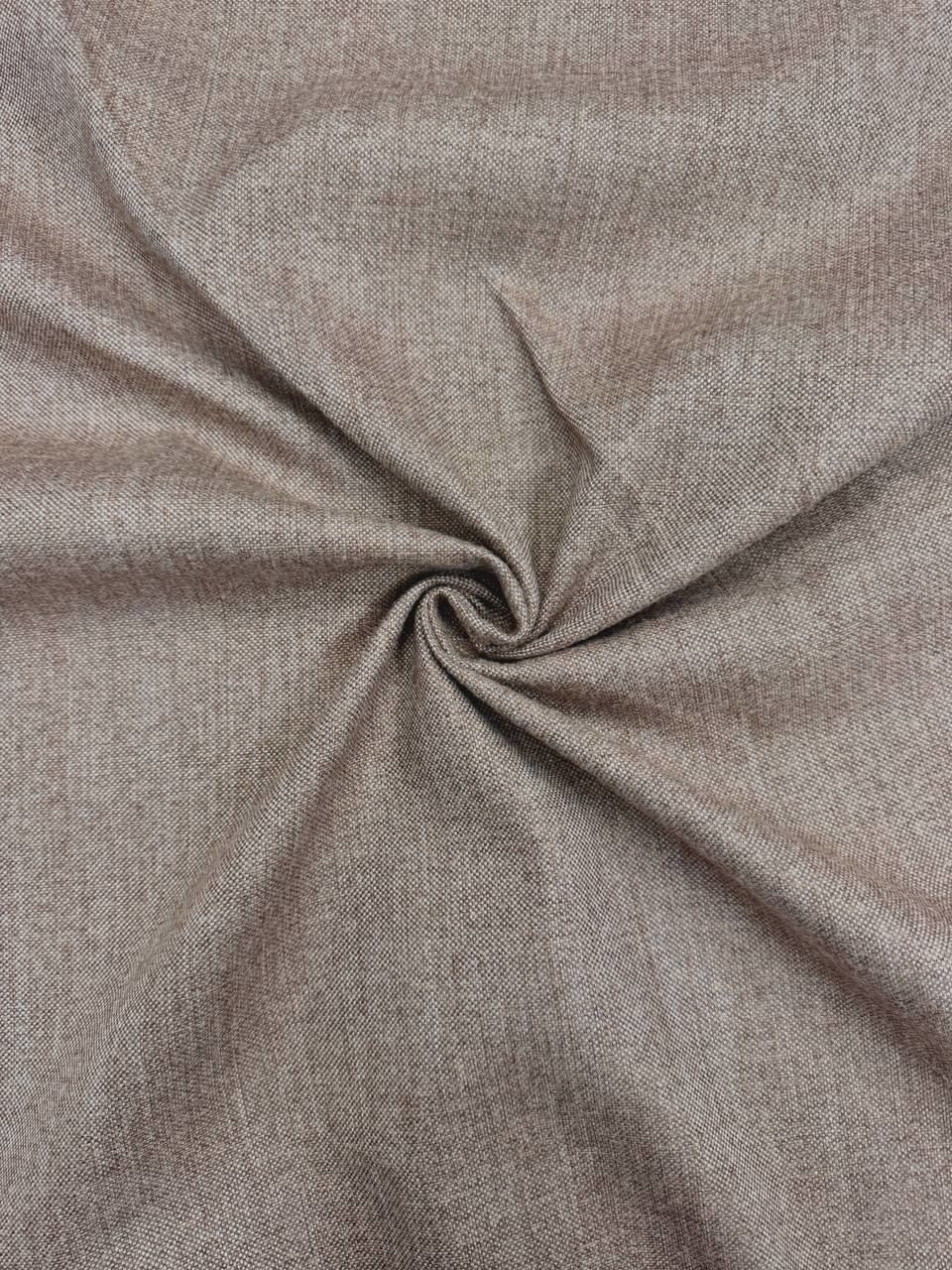 Milky Coffee Linen Upholstery Fabric