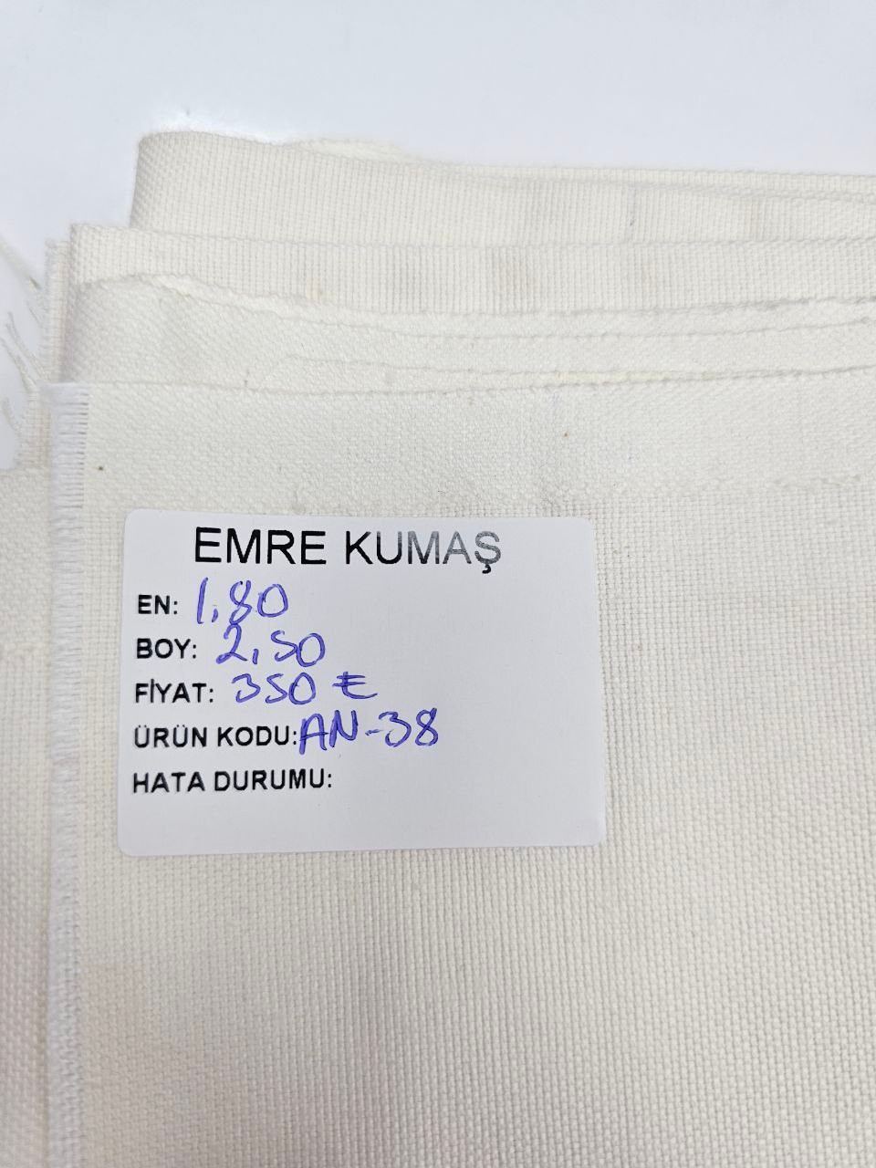 Açık Krem Rengi Duck Kumaş