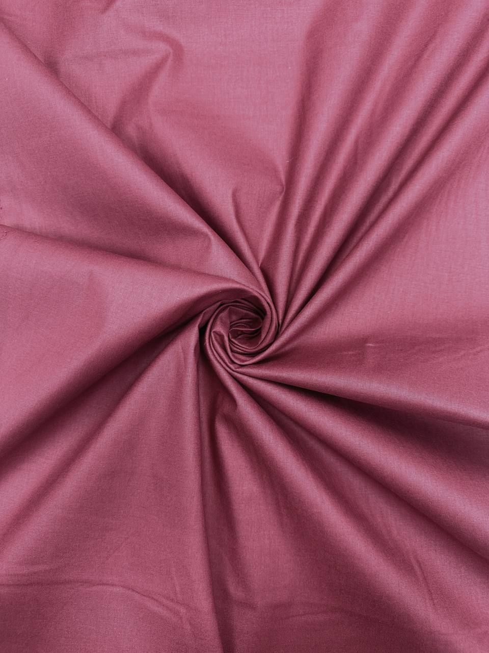 Bordo Nevresimlik Organik Poplin Kumaş