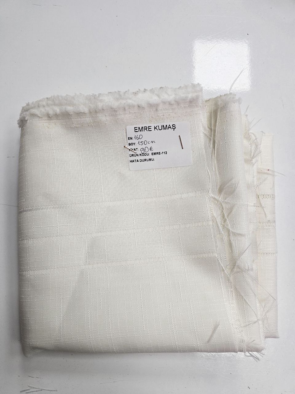 Ecru Openwork Swedish Linen Fabric