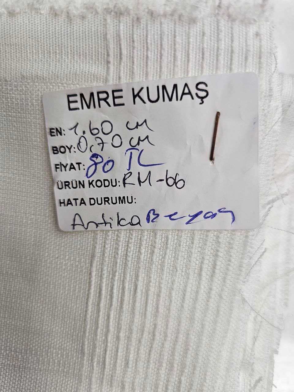 Ekru Antika Desen Gardenya Kumaş