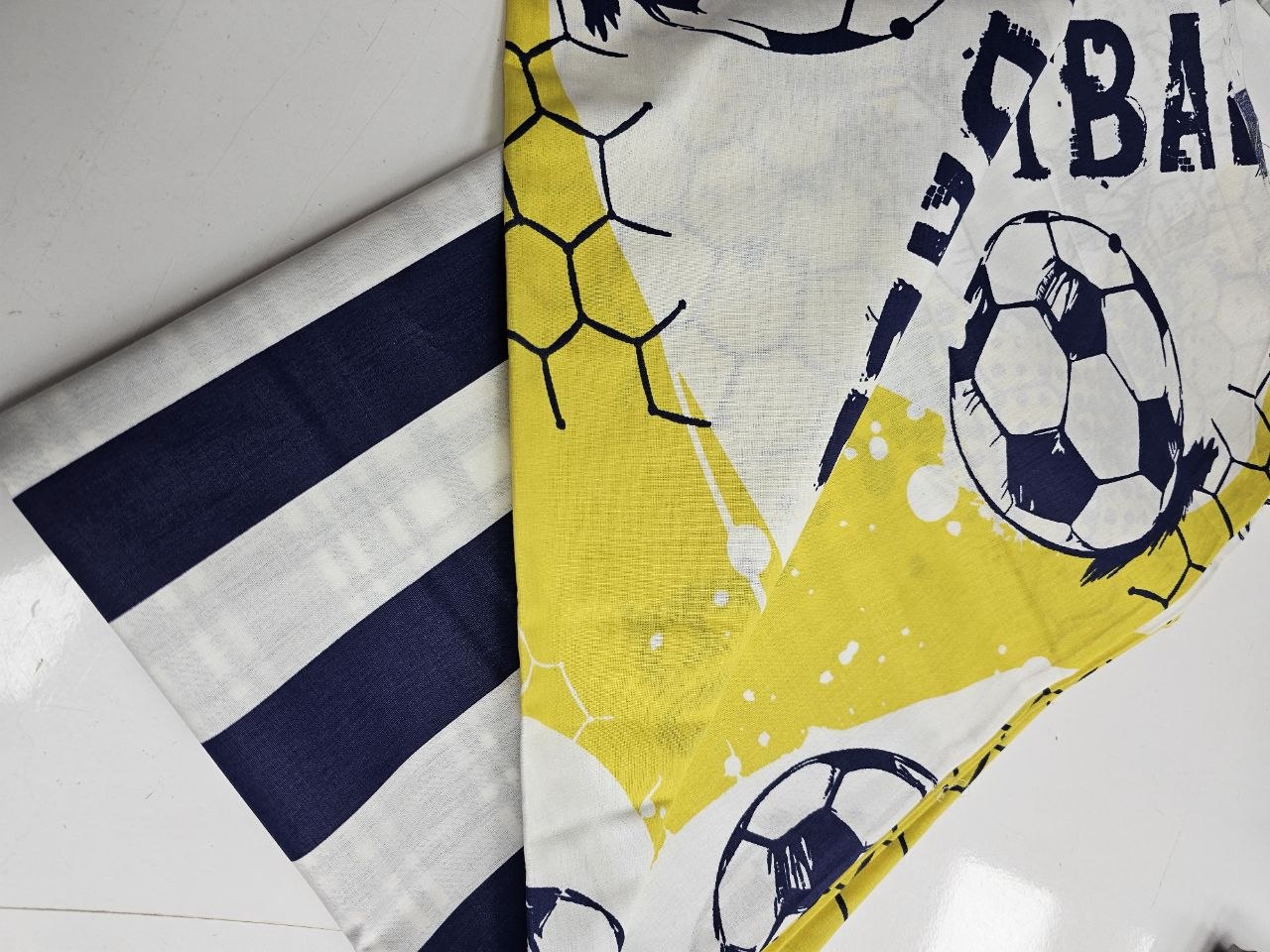 Desenli Nevresimlik Poplin Kumaş