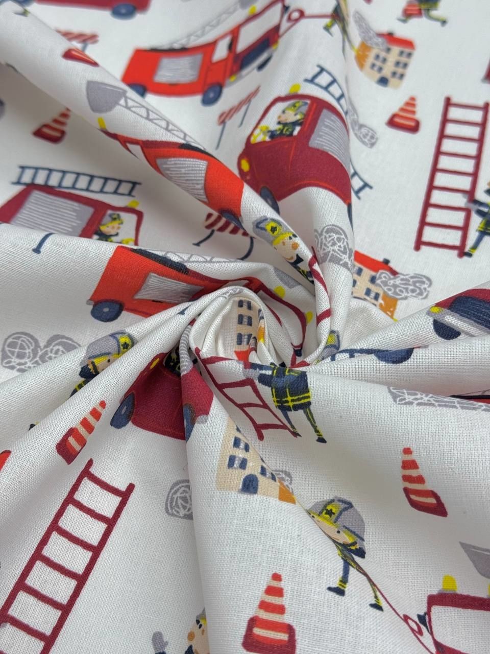 İtfaye Desenli Poplin Kumaş