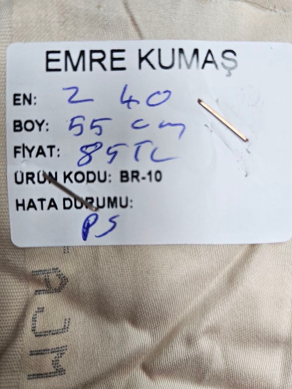 Kapuçino Renk Mat Pamuk saten Kumaş