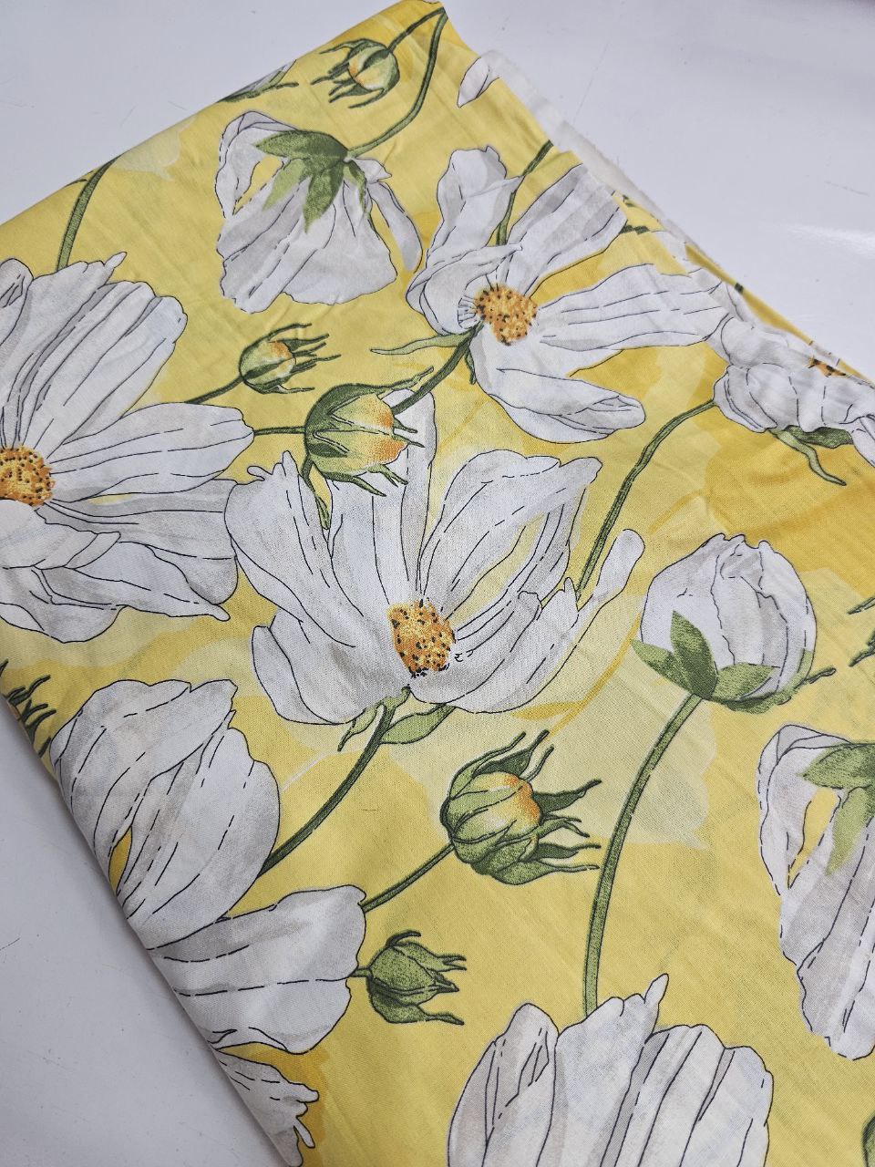 Desenli Nevresimlik Poplin Kumaş