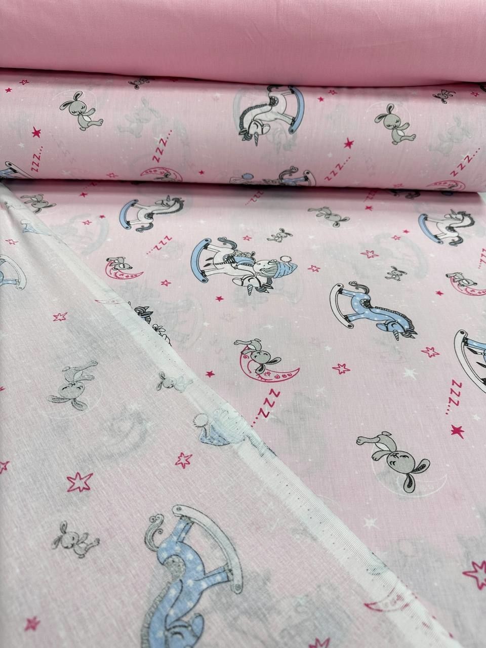 Uykucu Prenses Desenli Nevresimlik Poplin Kumaş
