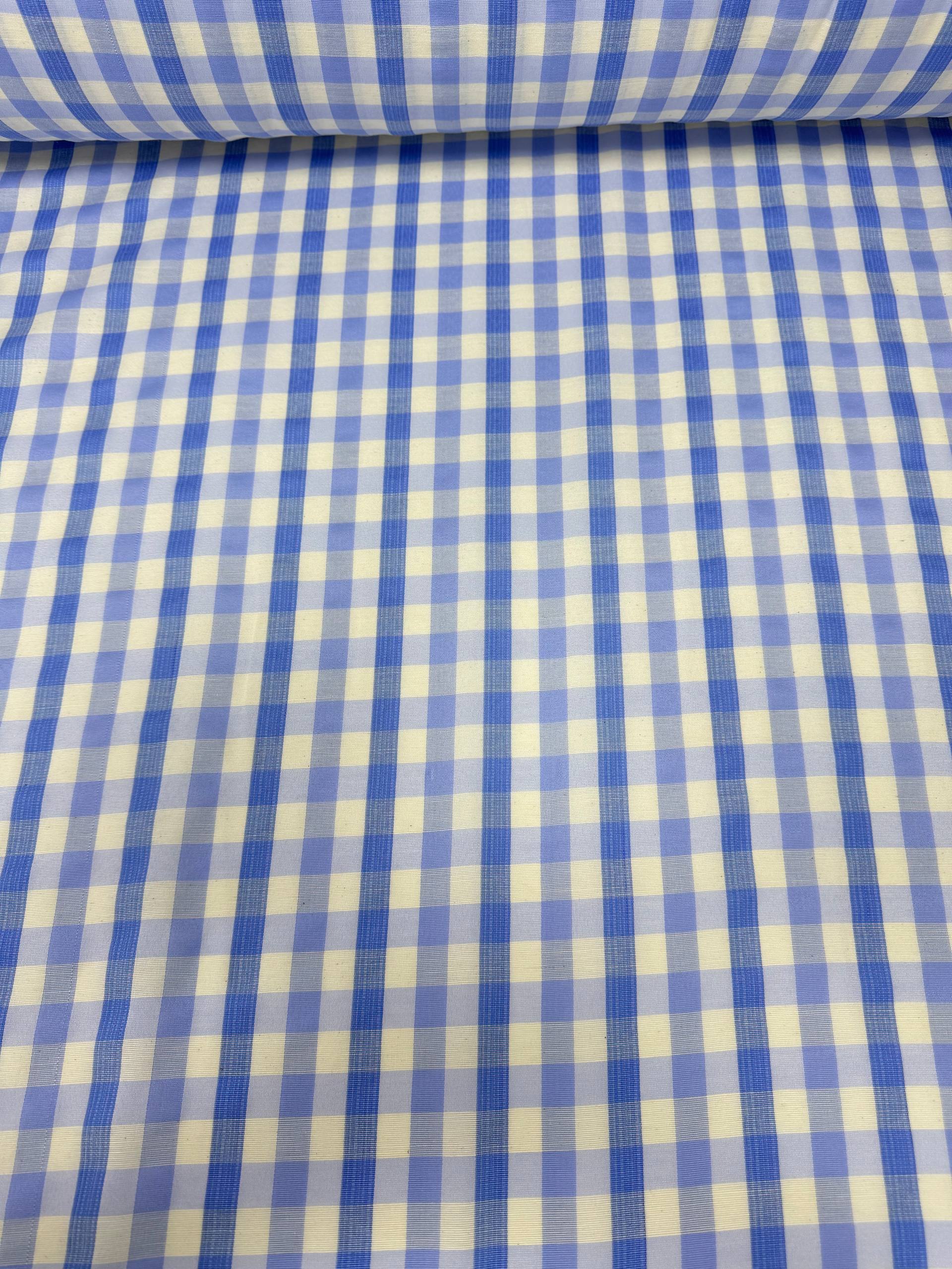 Yellow Gingham Zephyr Fabric