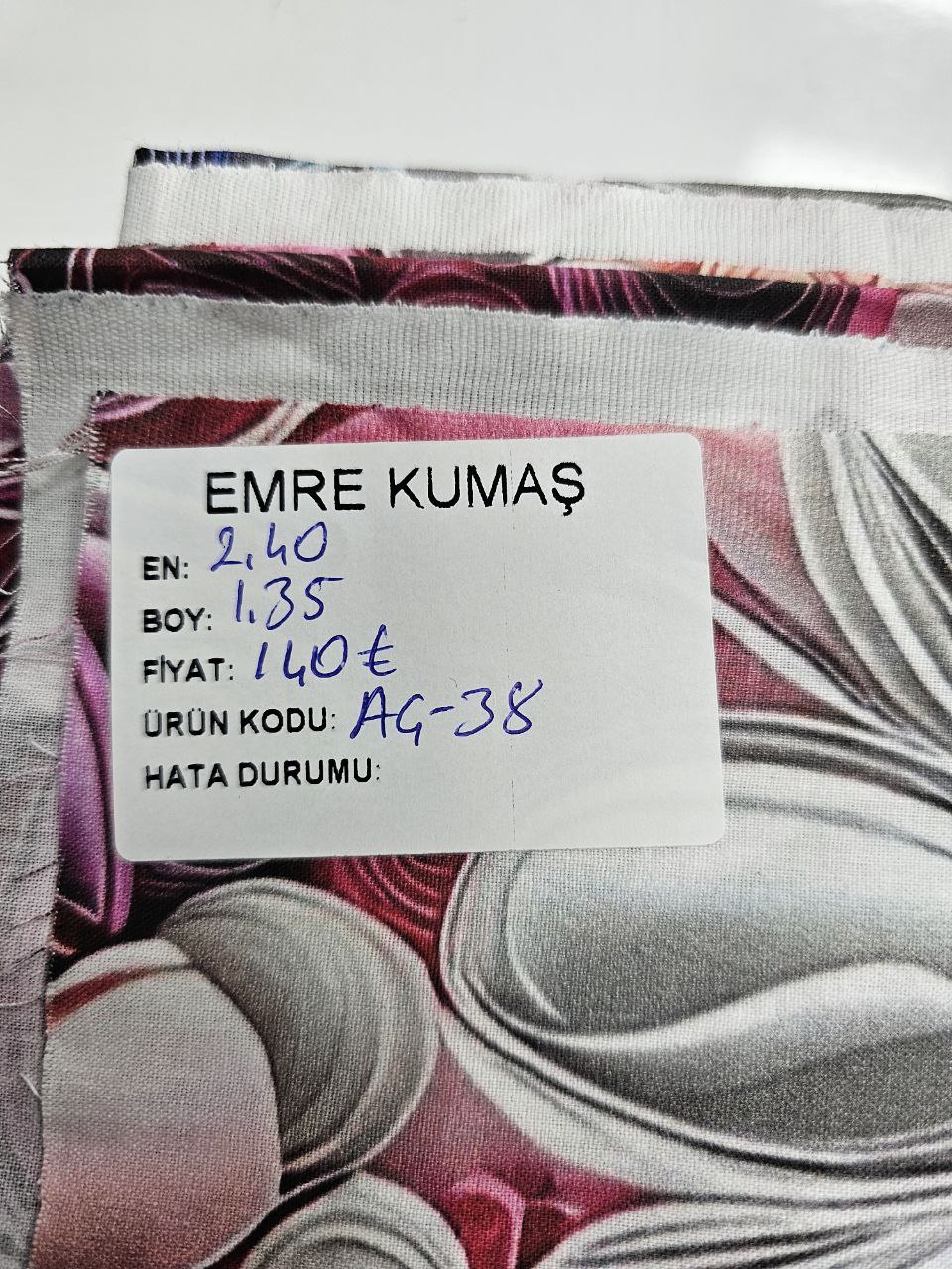 Desenli Nevresimlik Poplin Kumaş