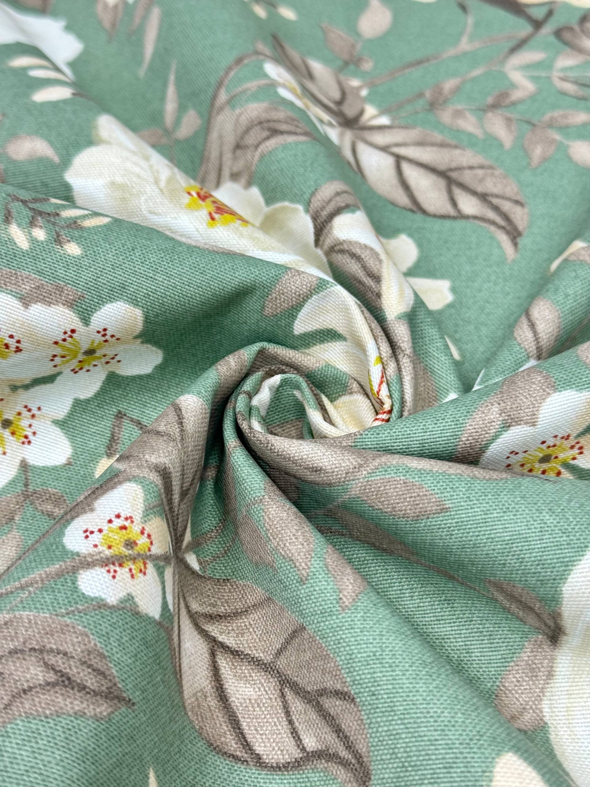 Black Checkered Duck Fabric - Duck Cloth