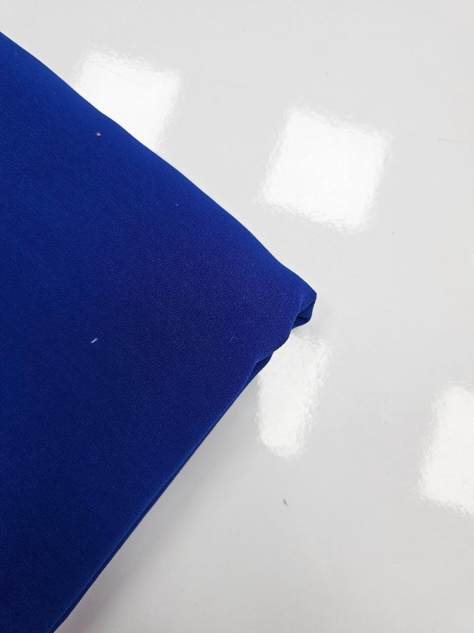 Saxe Blue Color Crepe Fabric