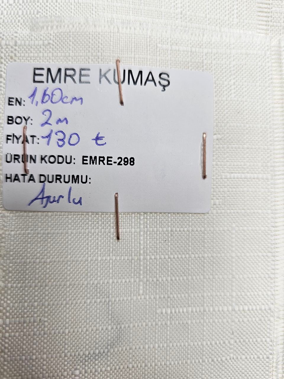 Ekru Ajurlu İsveç Keteni Kumaş