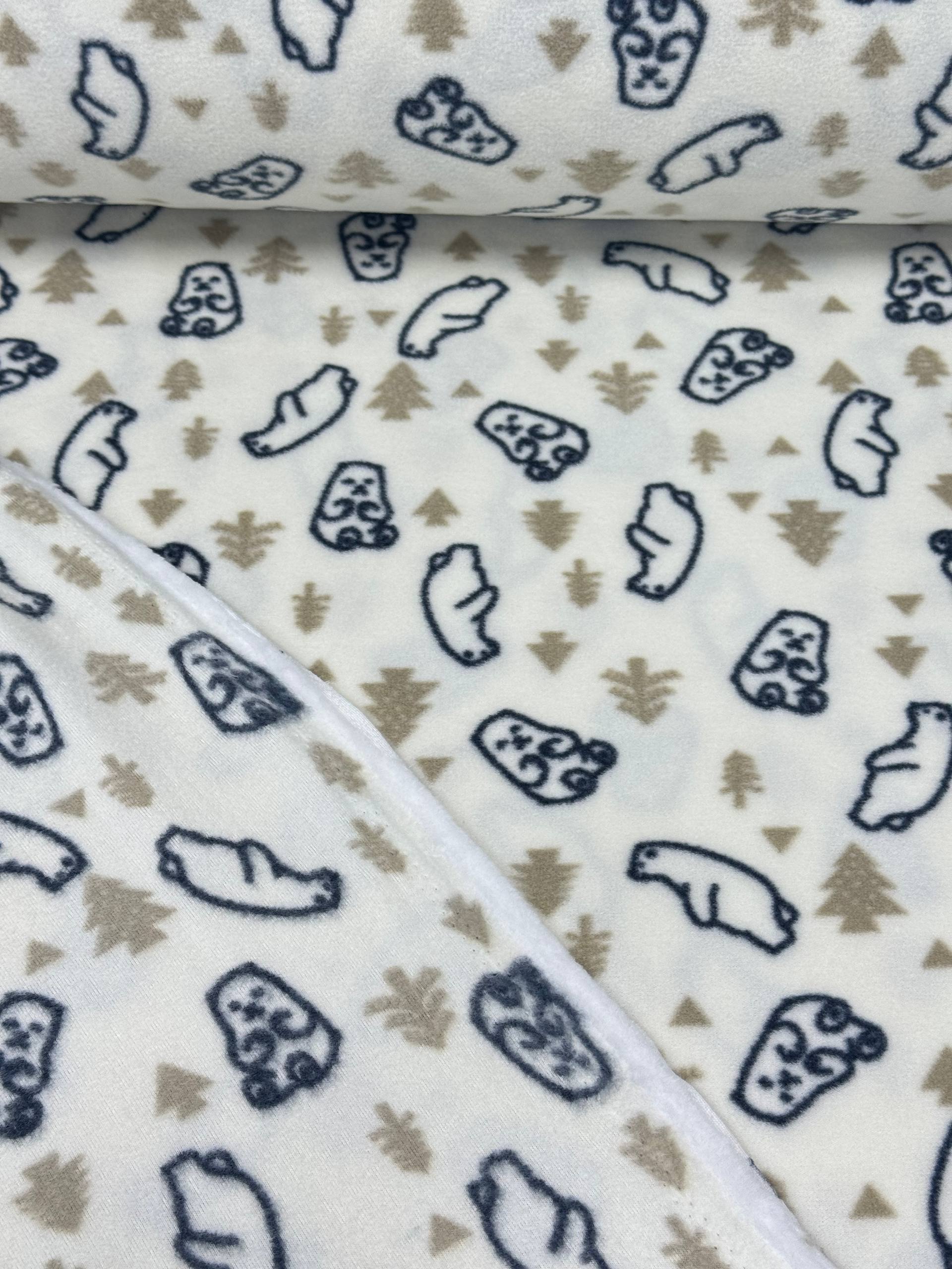Patterned Polar Fleece Fabric