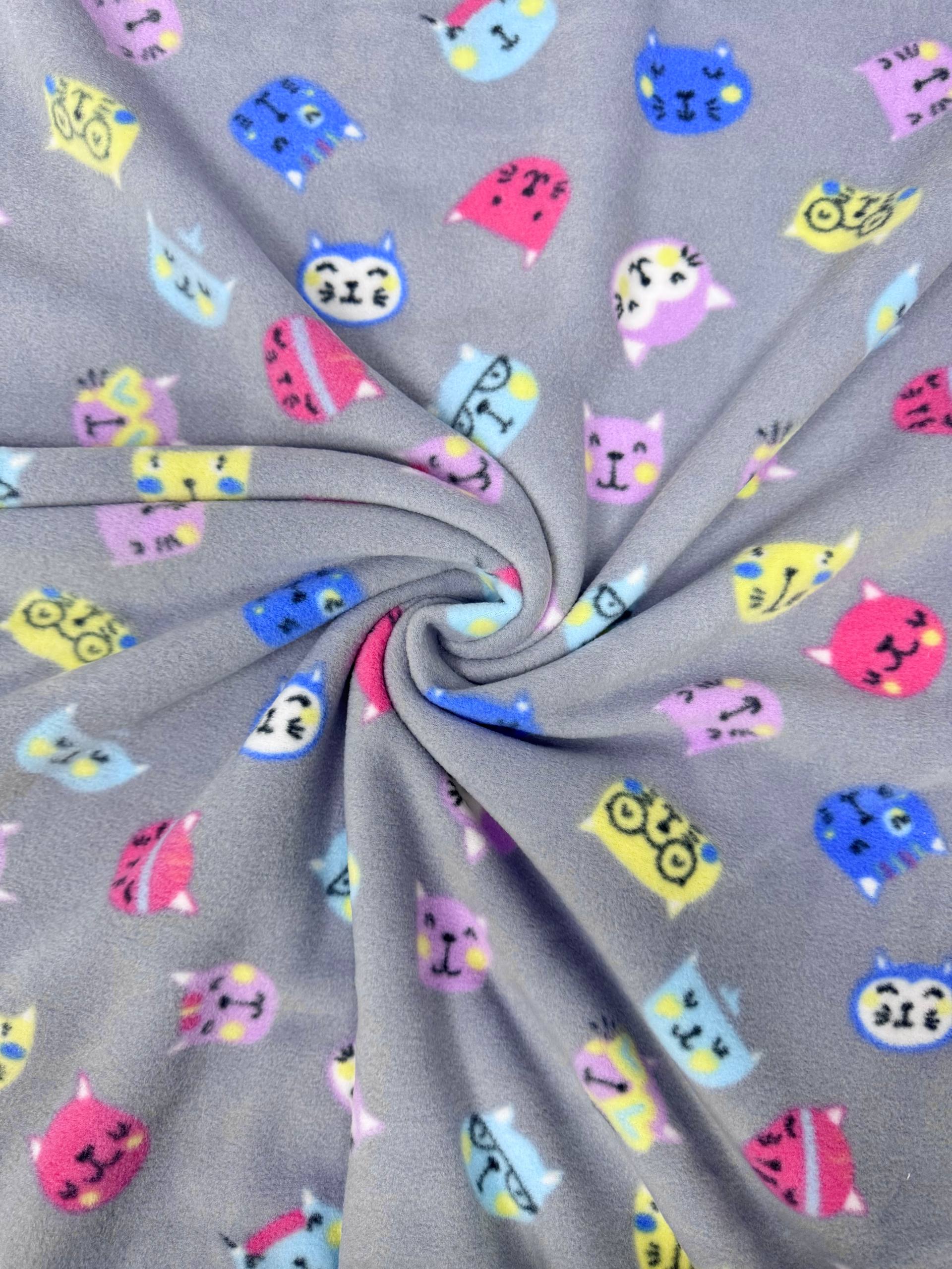 Patterned Polar Fleece Fabric