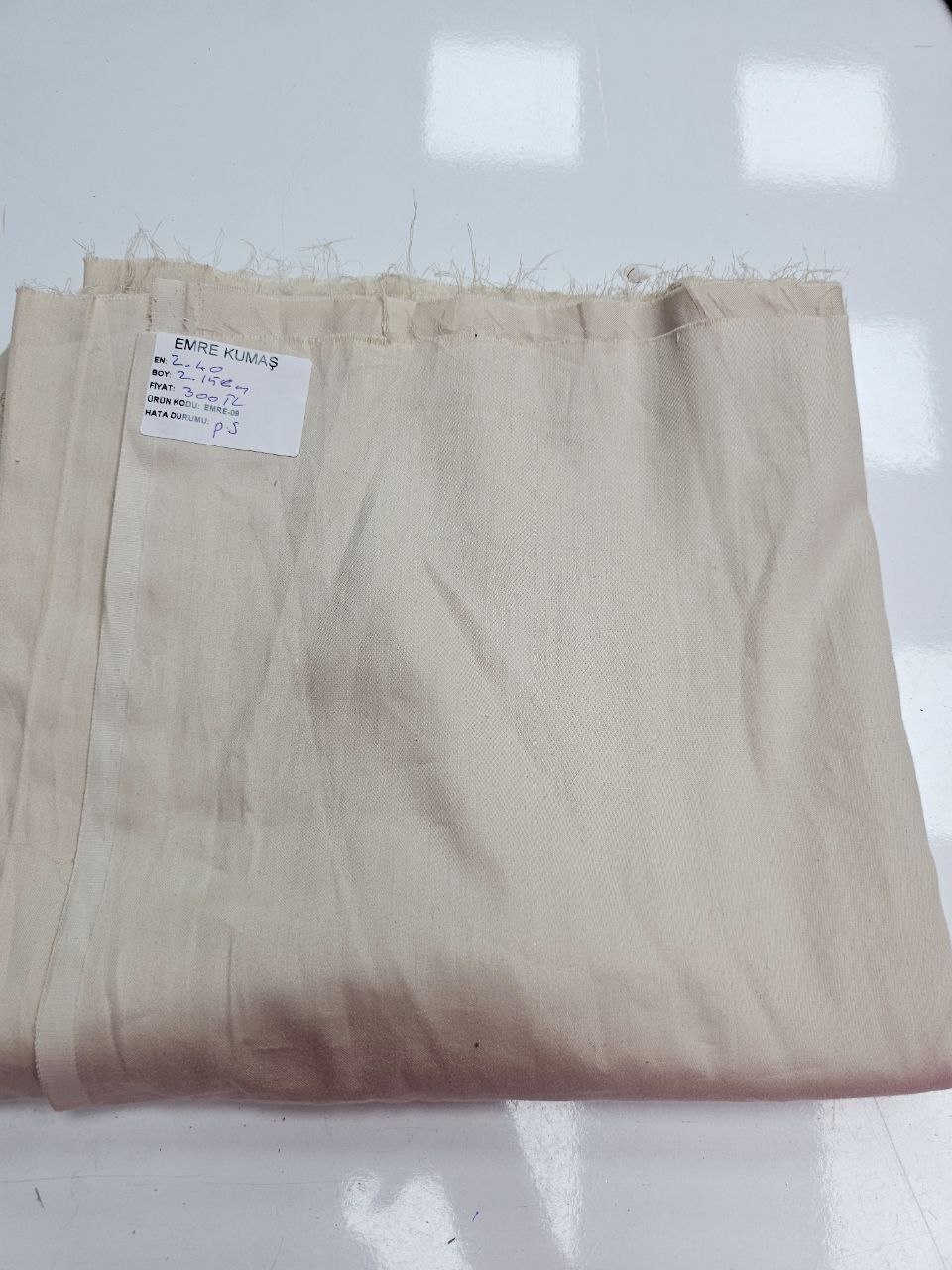 Düz Renk Pamuk Saten Kumaş