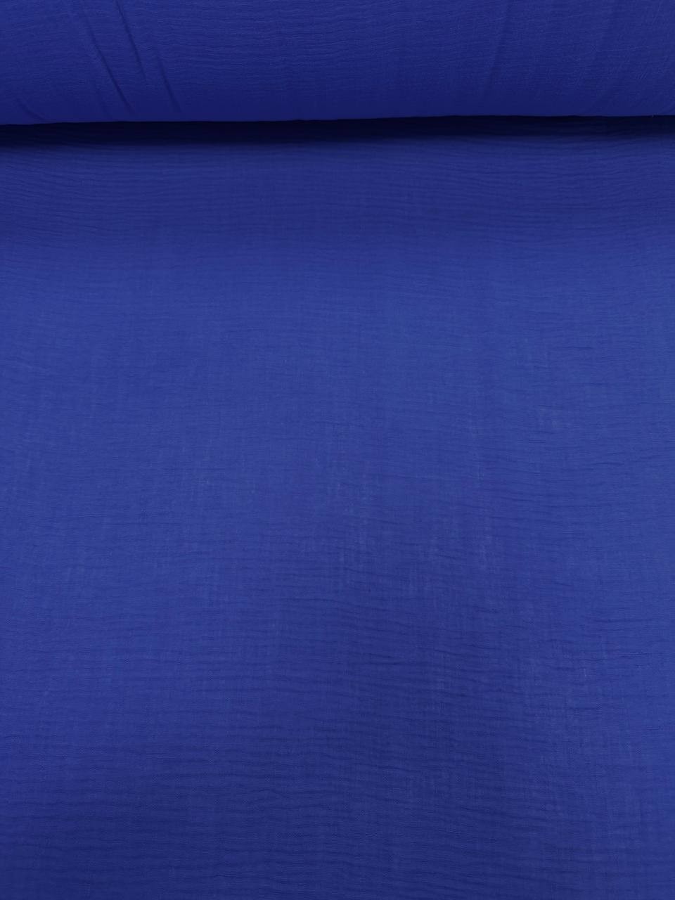 Saks Mavi Çift Kat Müslin Kumaş - Müslin Bez
