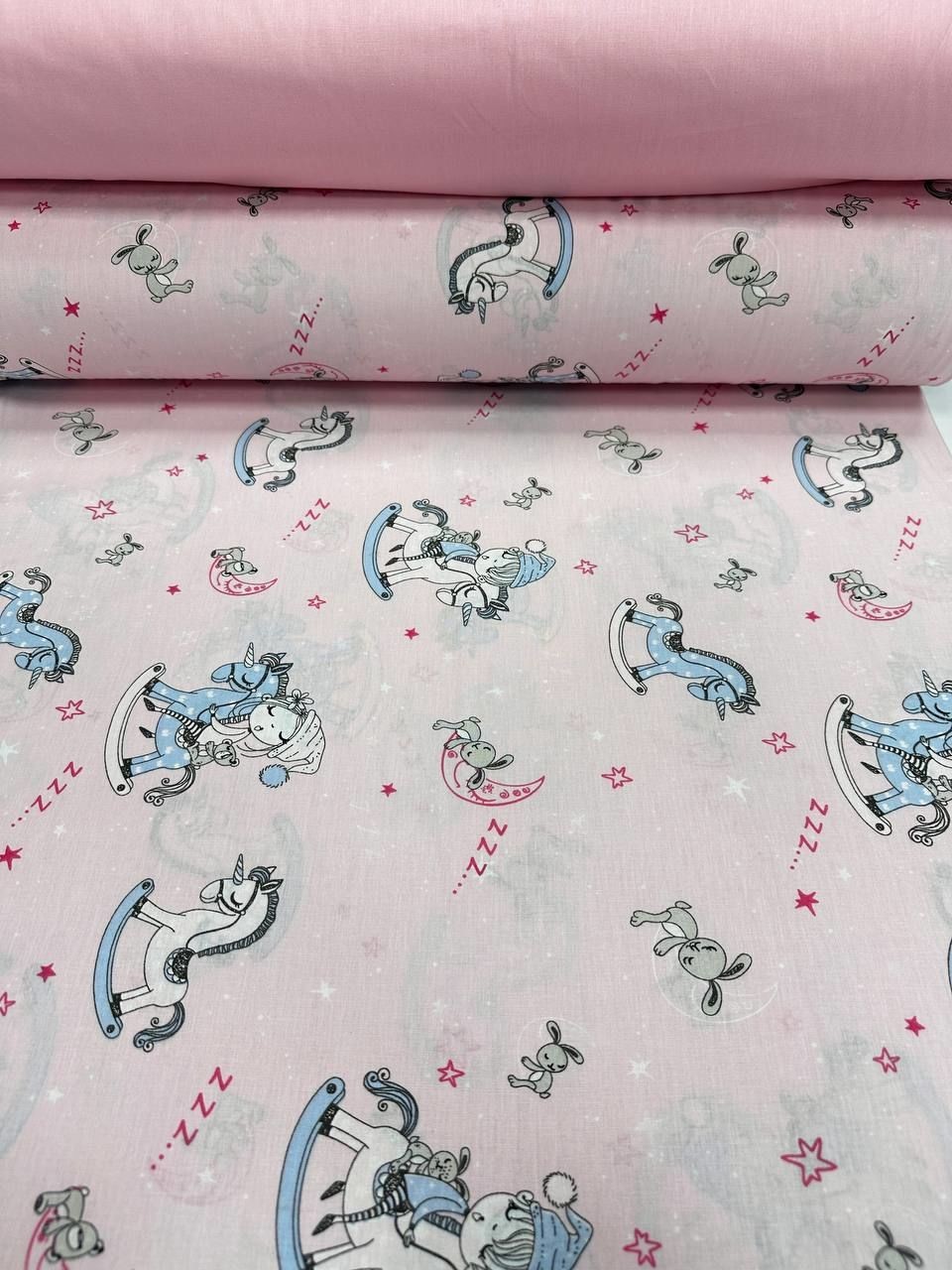 Uykucu Prenses Desenli Nevresimlik Poplin Kumaş