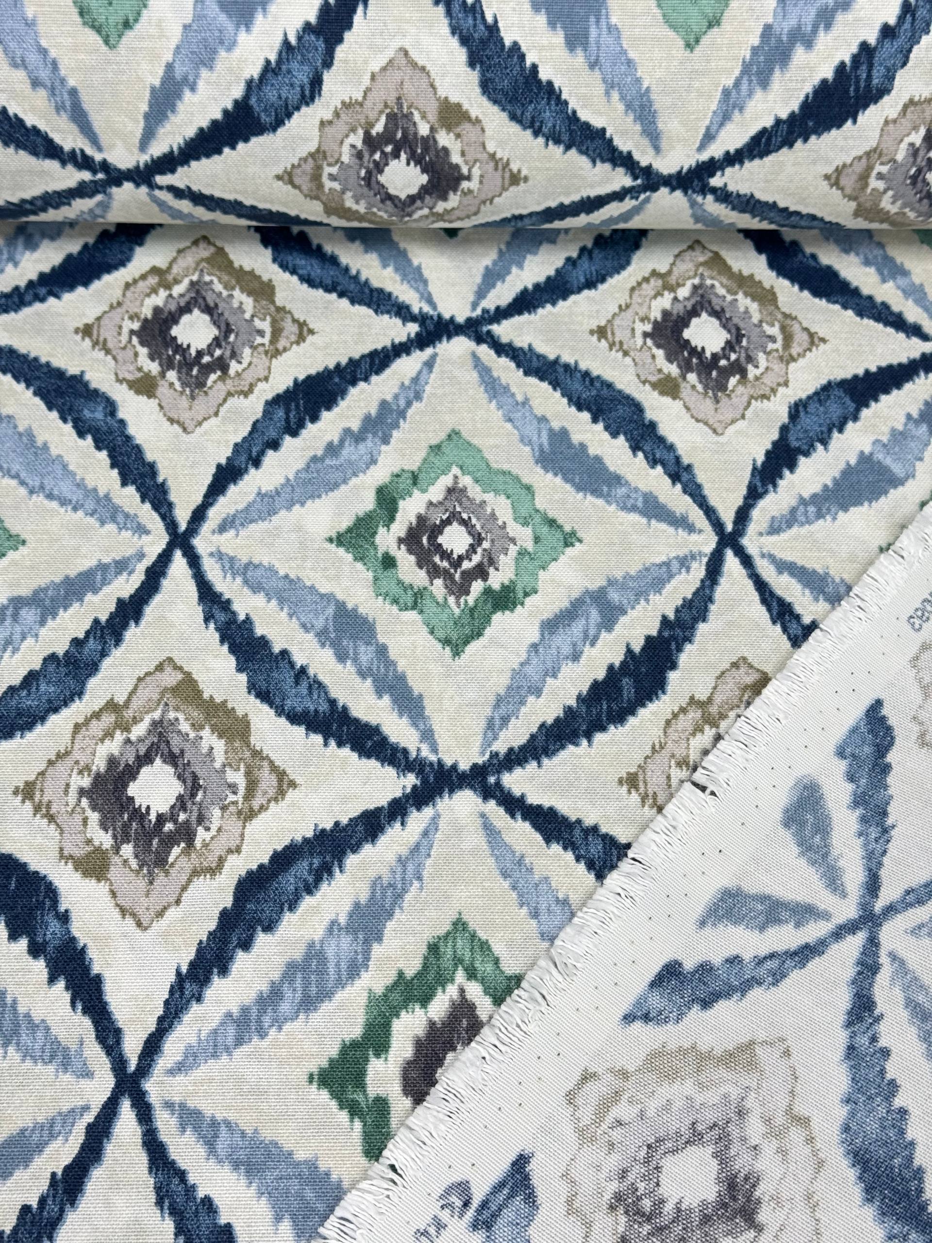 Black Checkered Duck Fabric - Duck Cloth