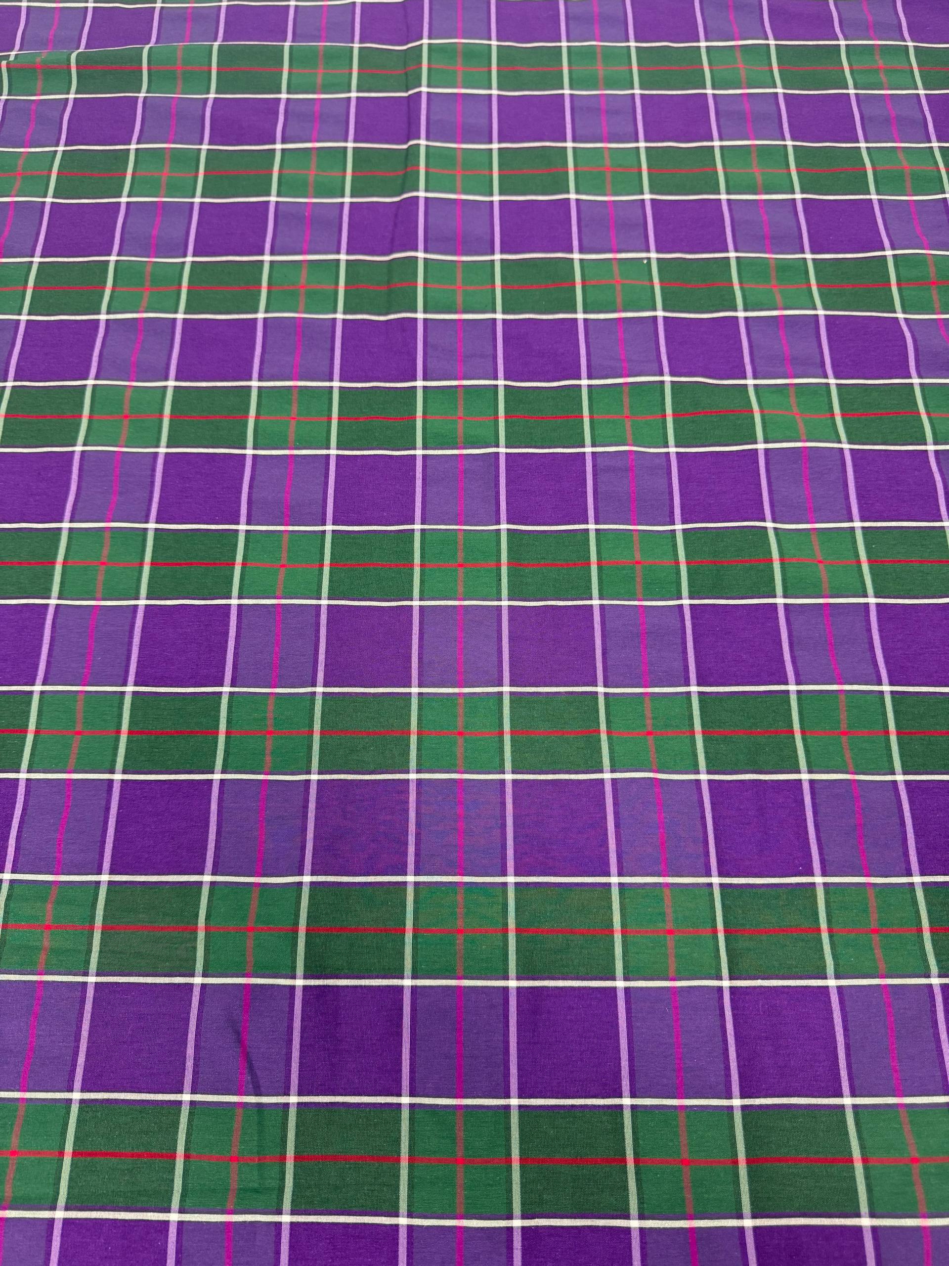 Yellow Gingham Zephyr Fabric