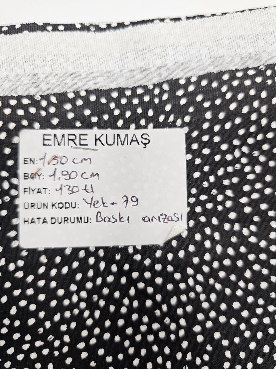 Mini Puantiye Desenli Giyimlik Poplin Kumaş