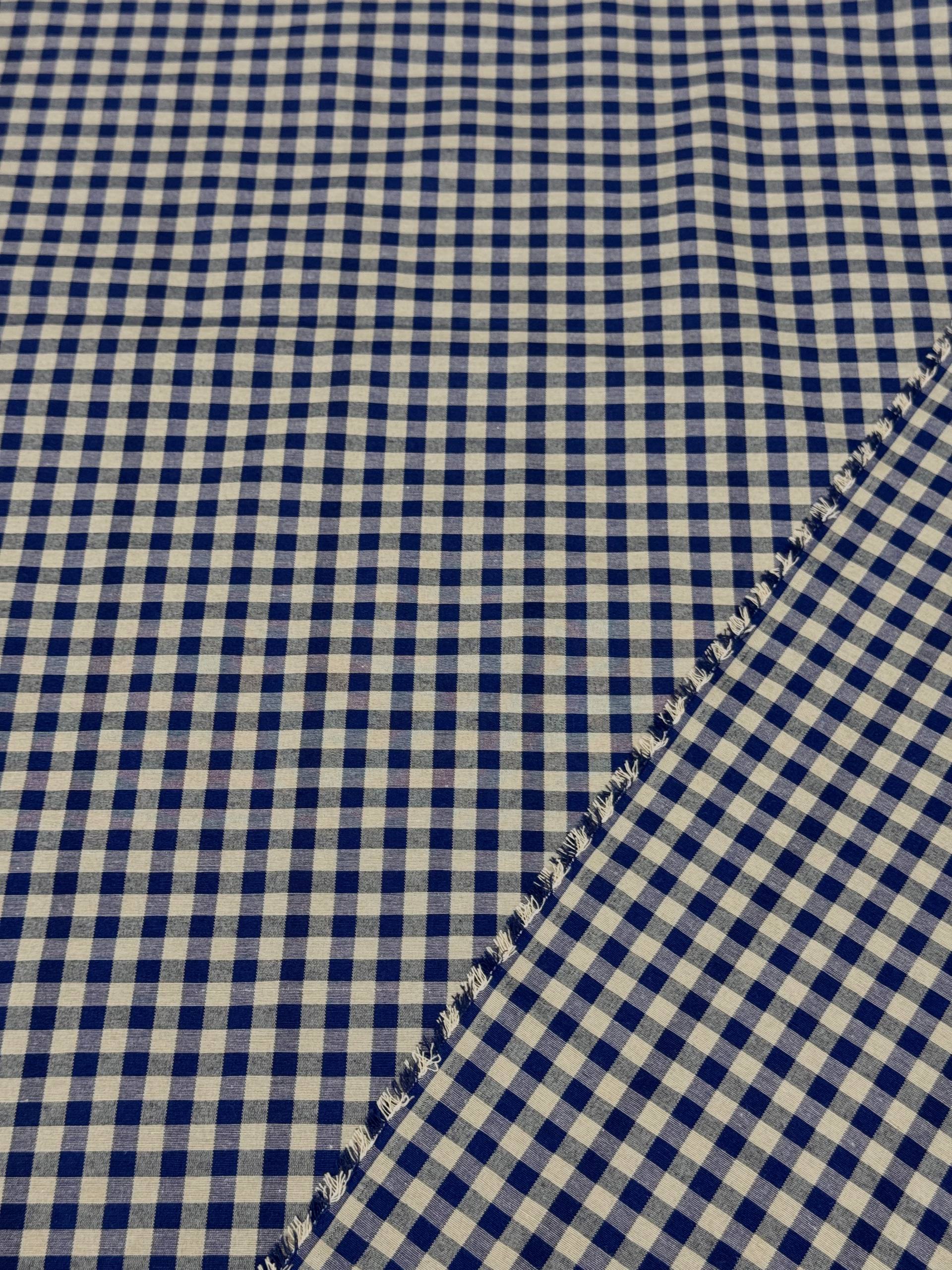 Cherry Maroon Gingham Zephyr Fabric