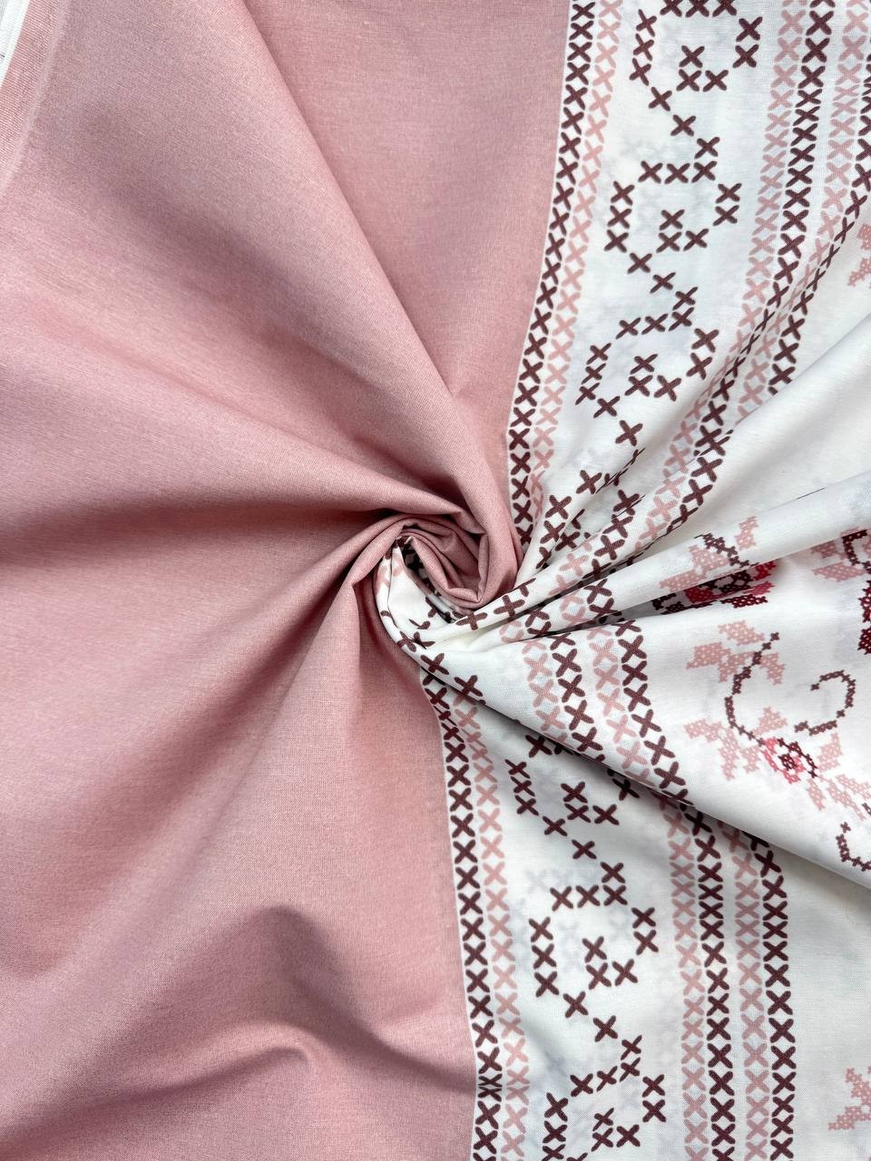Pierre Cardin Desenli Nevresimlik Poplin Kumaş