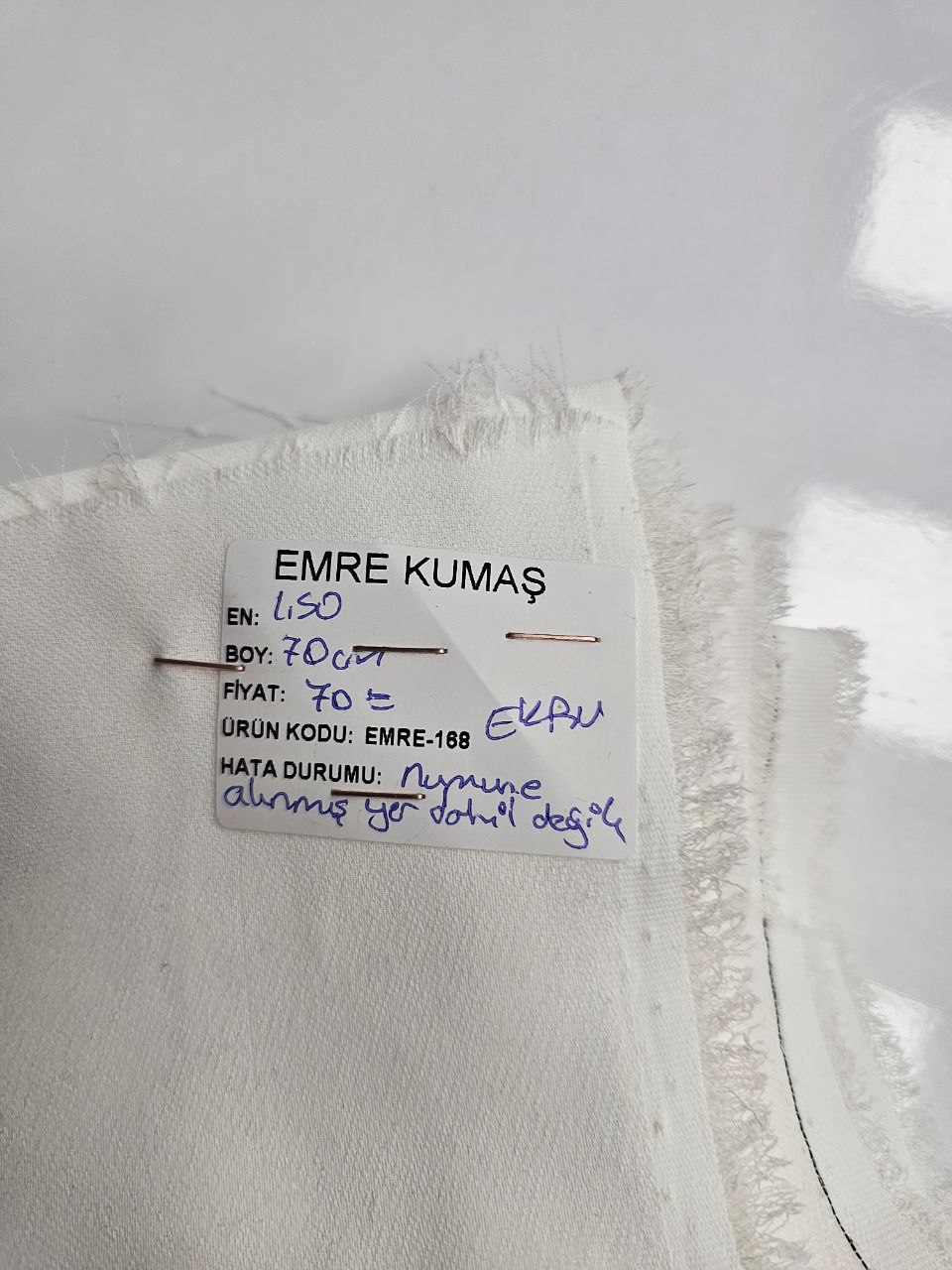 Ecru Color Crepe Fabric for Clothing