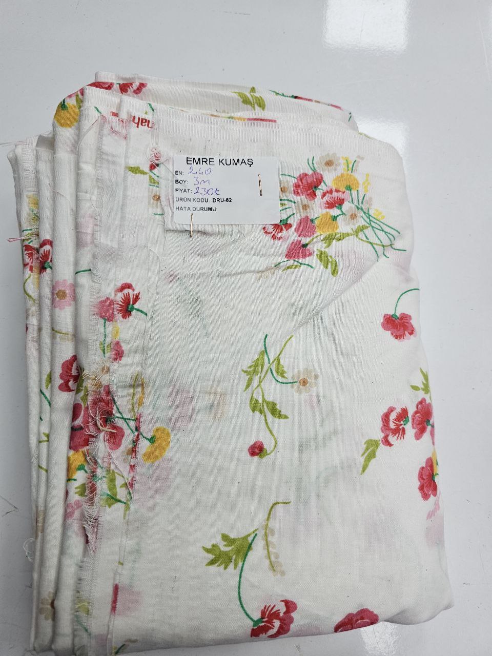 Desenli Nevresimlik Poplin Kumaş