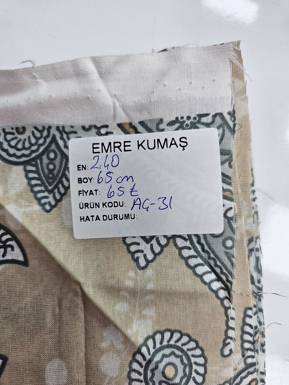 Desenli Nevresimlik Poplin Kumaş