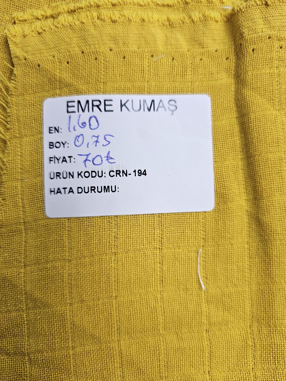 Düz Renk Müslin Kumaş