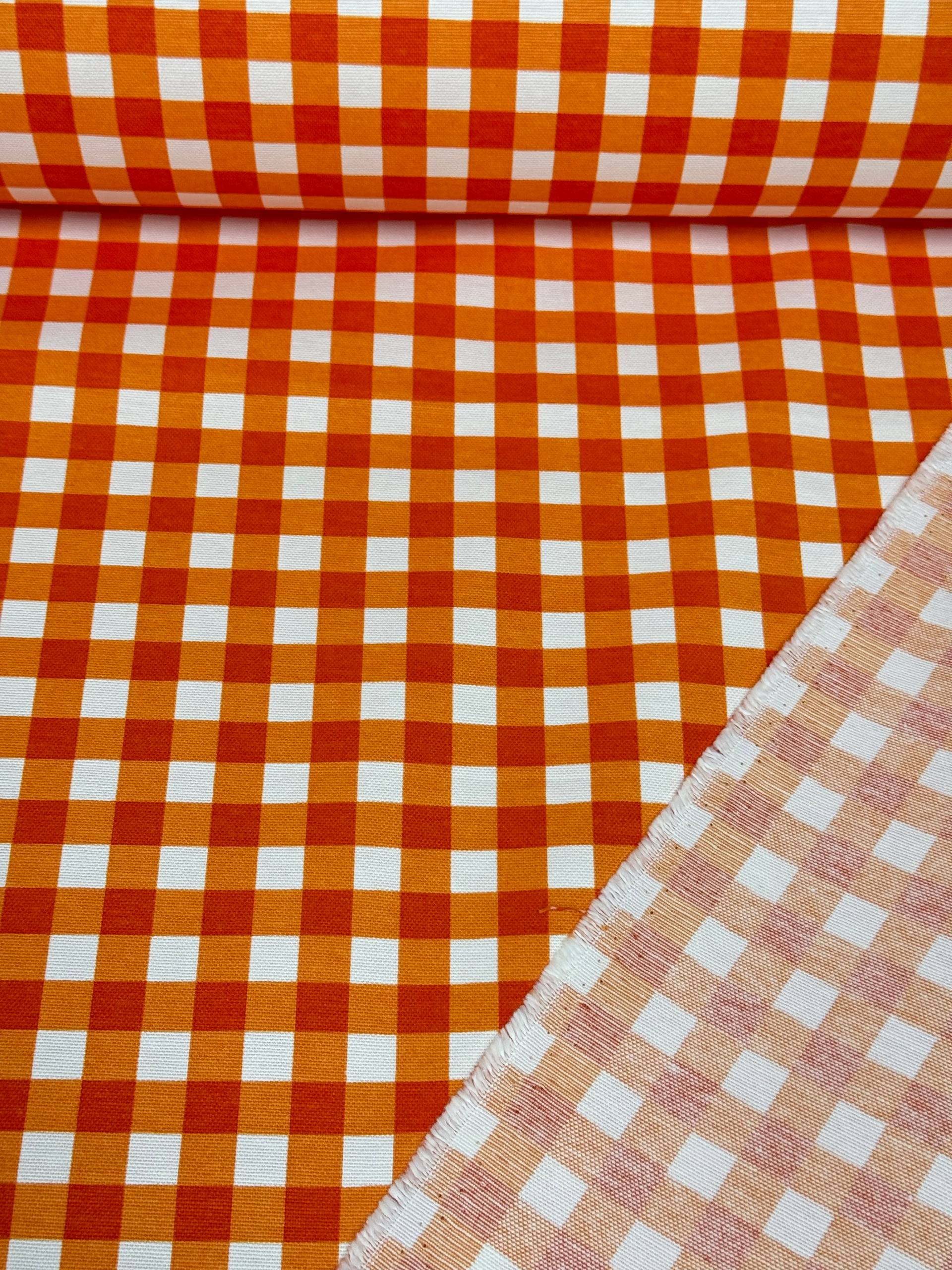 Black Checkered Duck Fabric - Duck Cloth