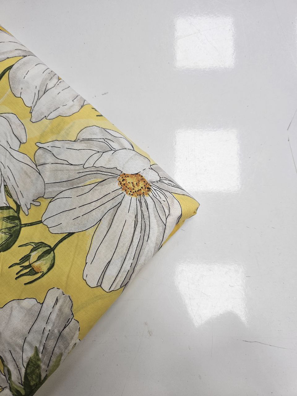 Desenli Nevresimlik Poplin Kumaş