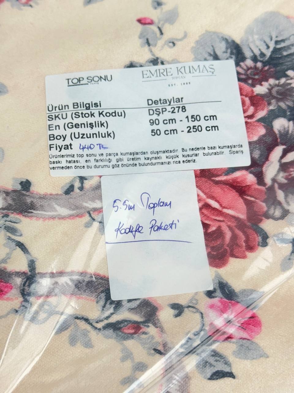Kadife Döşemelik Kumaş - Döşemelik Paket Kumaş