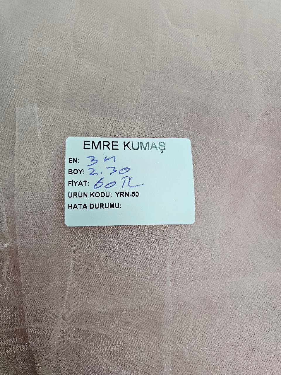 Soft gül kurusu renk Hayal Tül Kumaşı
