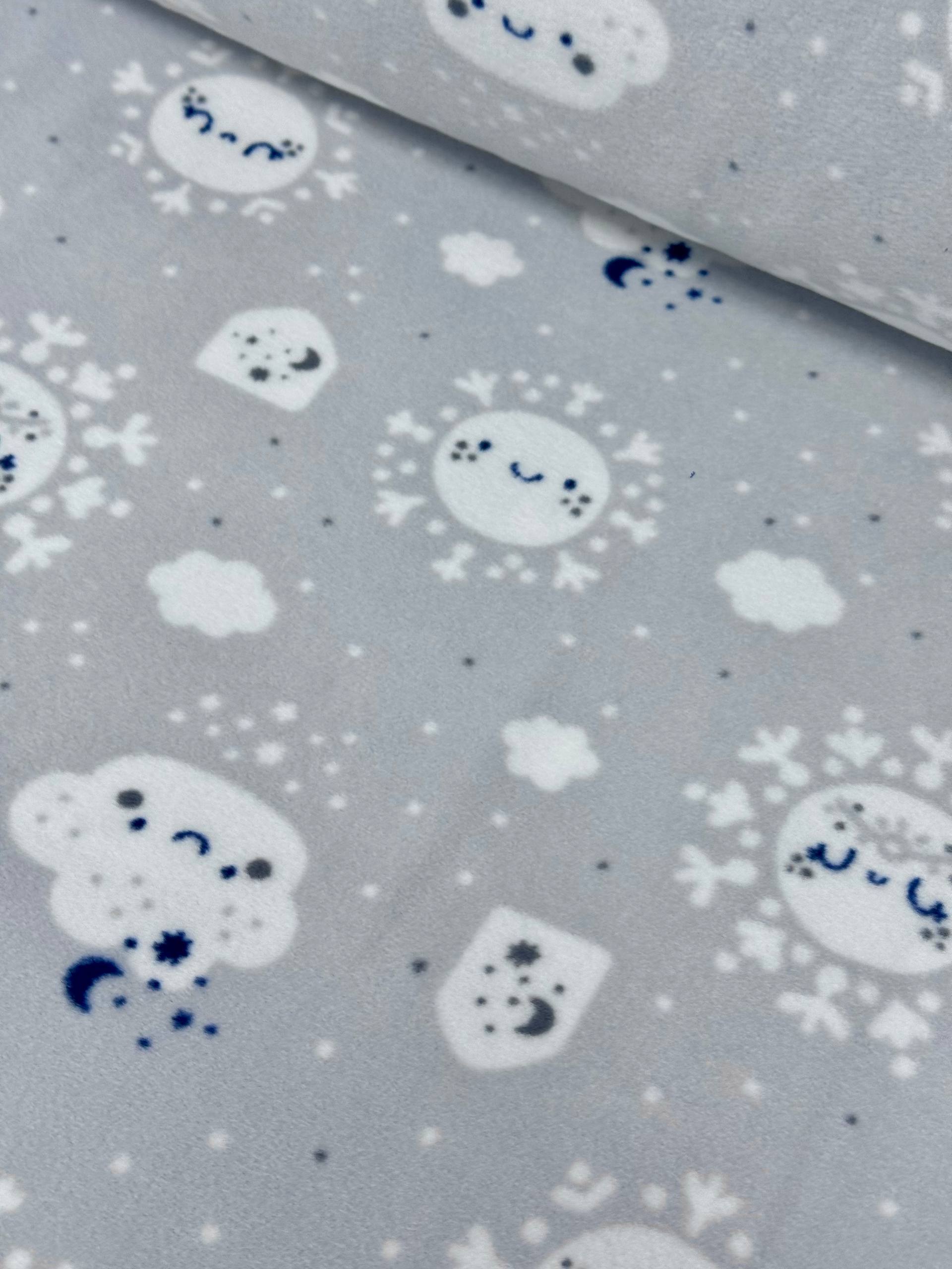 Patterned Polar Fleece Fabric