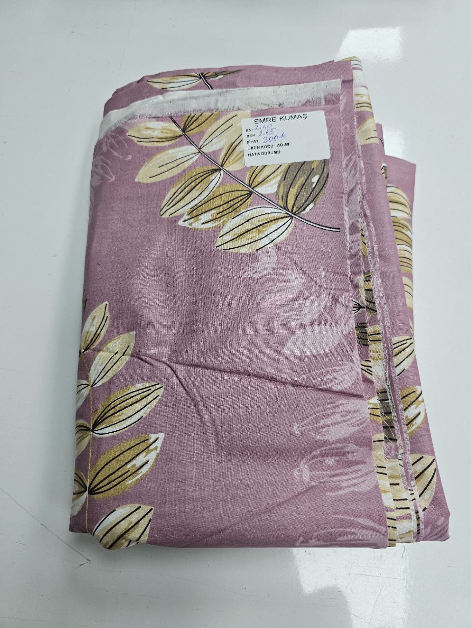 Desenli Nevresimlik Poplin Kumaş