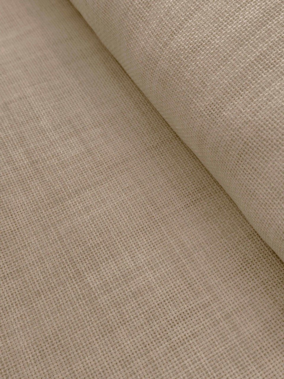 Koyu Kapuçino Simsiz Linen Kumaş