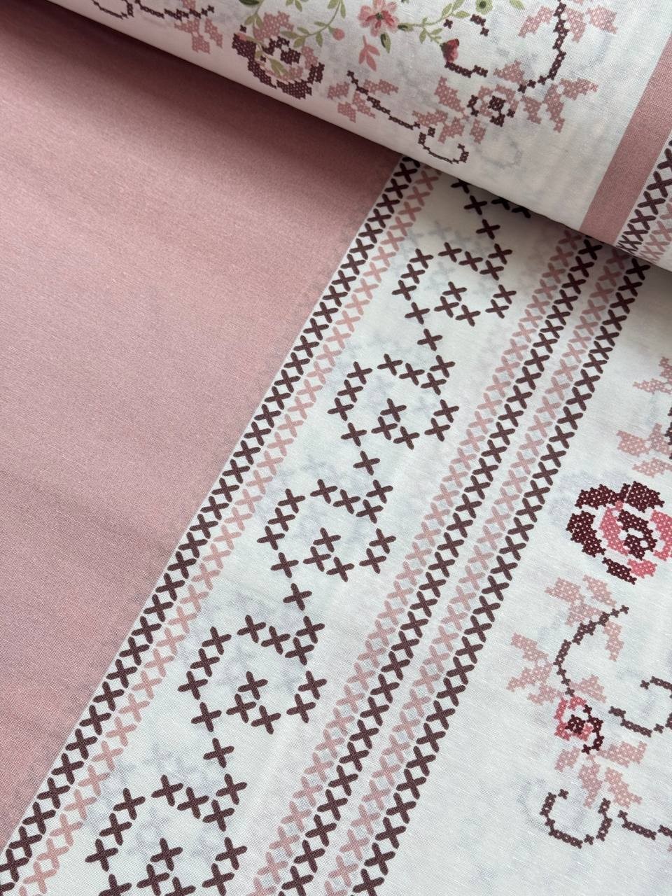 Pierre Cardin Desenli Nevresimlik Poplin Kumaş