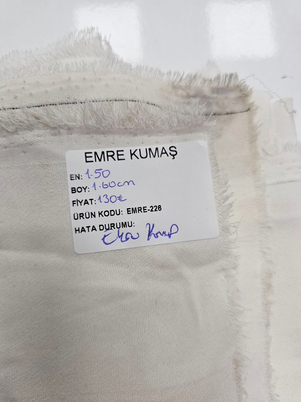 Ekru Renk Giyiml,ik Krep Kumaş
