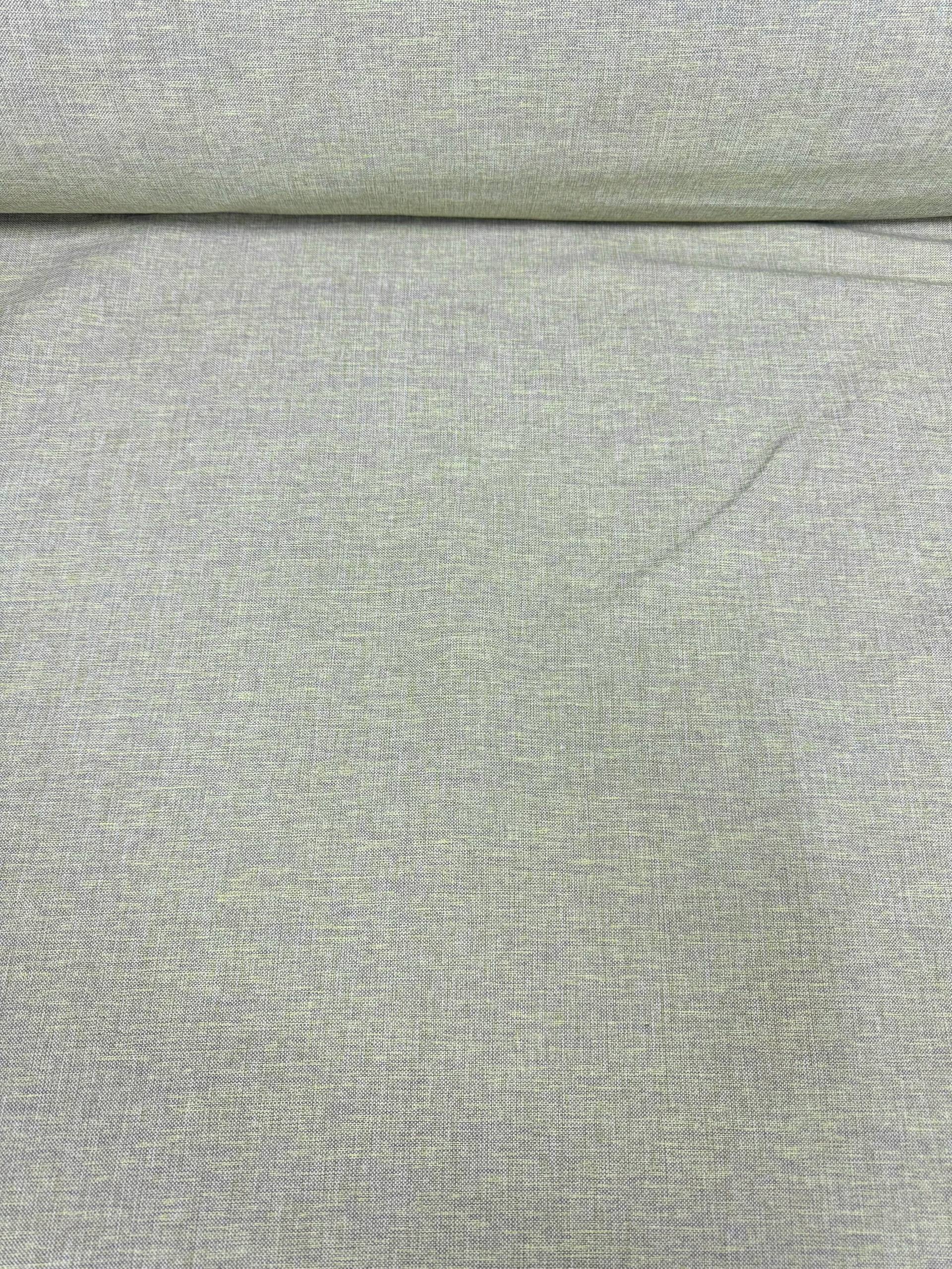 Yağ Yeşili Keten Döşemelik Kumaş