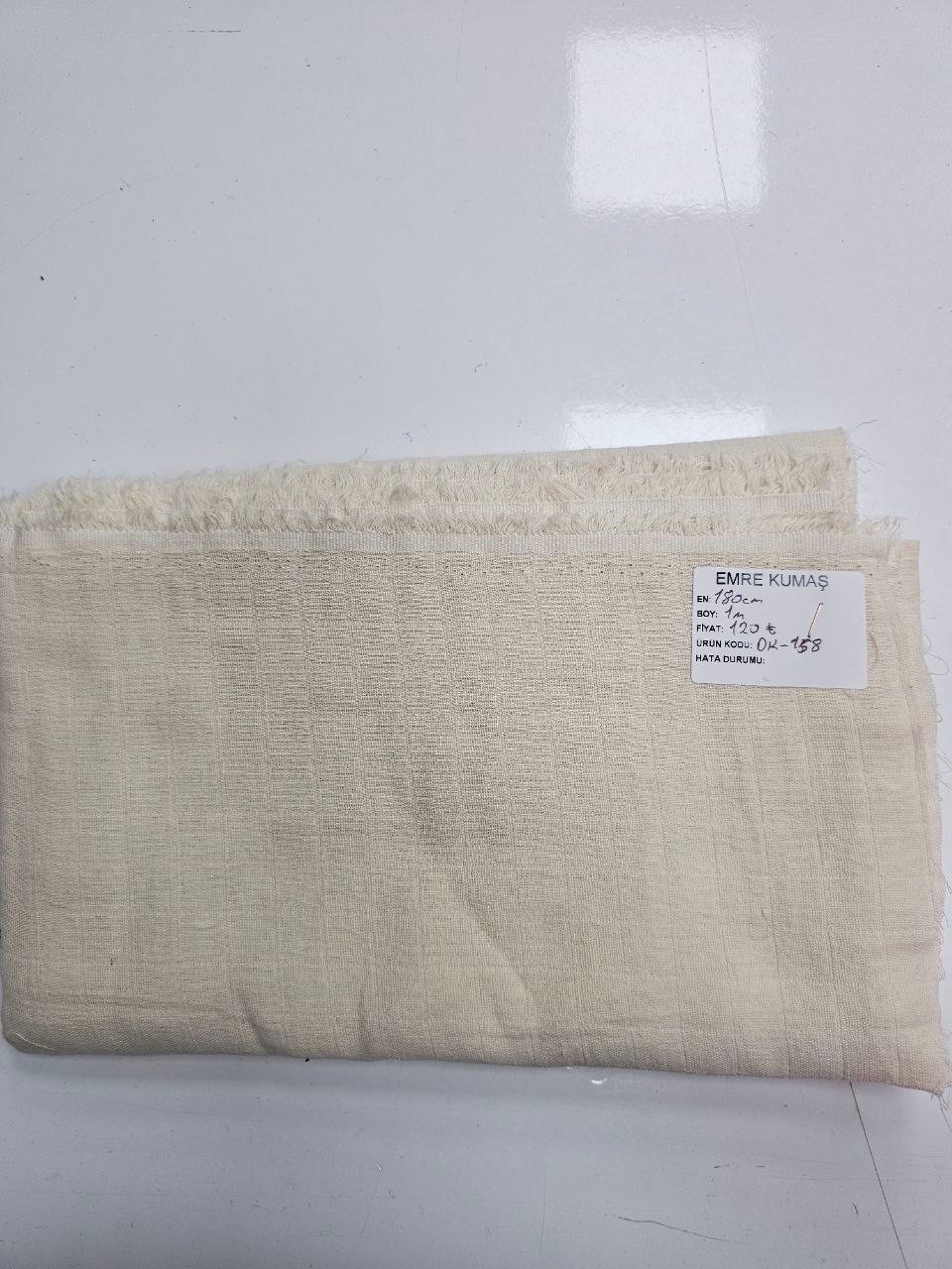 Kapuçino Renk Müslin Bezi Kumaşı